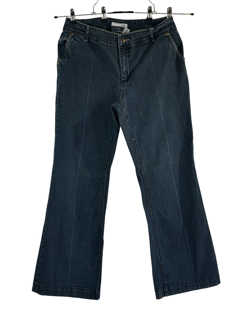 Chico Platinum Bootcut Jeans Women’s Size 2.5 Regular Dark Wash Stretch READ